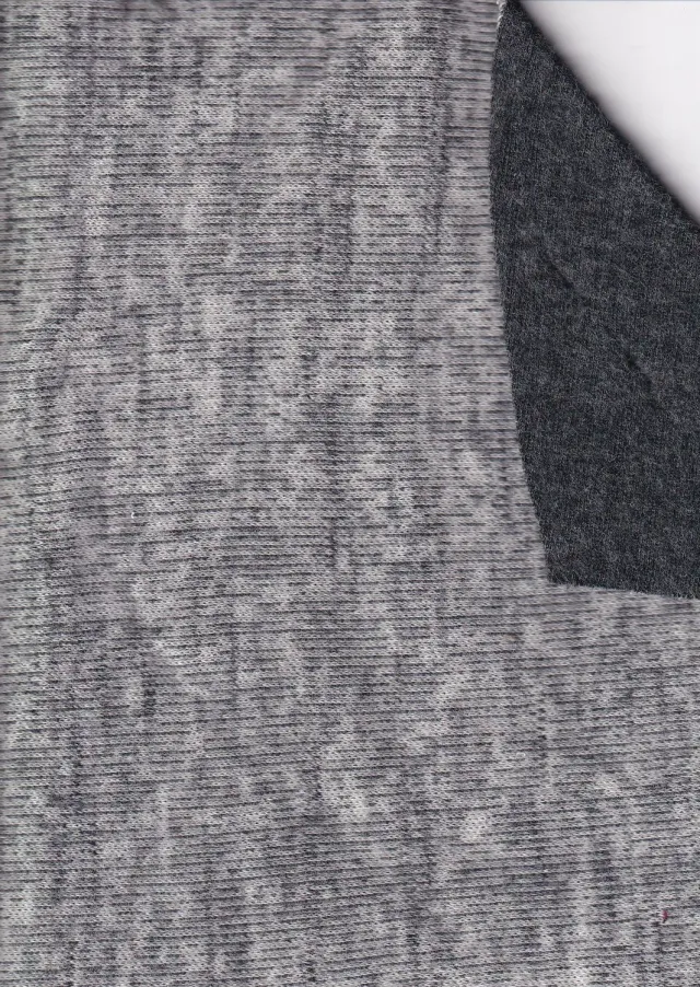 Hollington jersey double-face tissu coton gris au mètre