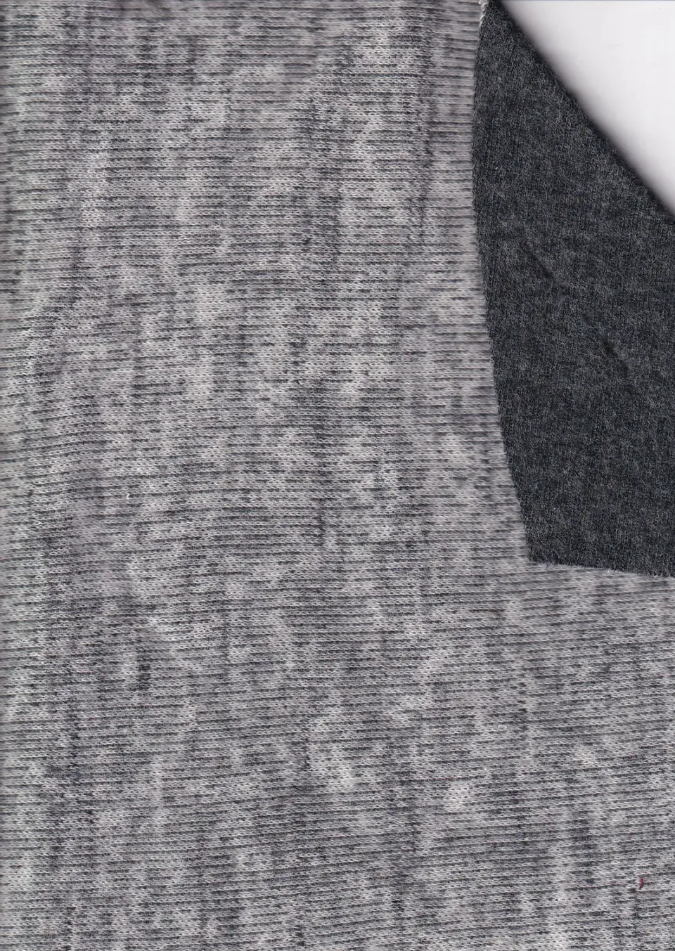 Hollington jersey double-face tissu coton gris au mètre