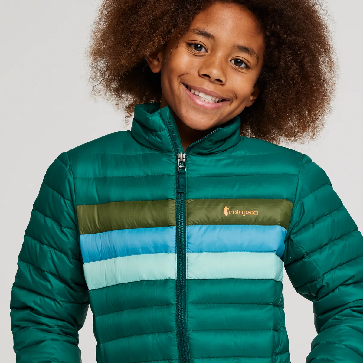 Cotopaxi Fuego doudoune enfant Greenery duvet compressible