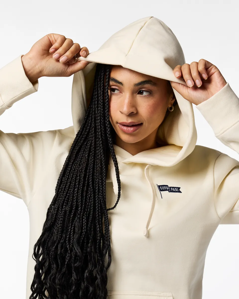 Cotopaxi Flag sweat à capuche femme Bone coton bio