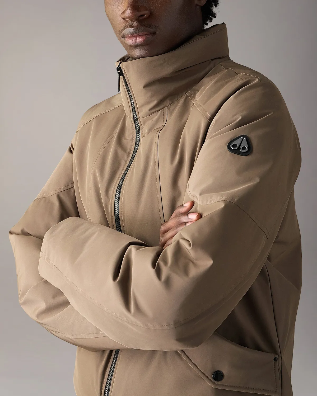 Moose Knuckles West-Ed veste ashen duvet