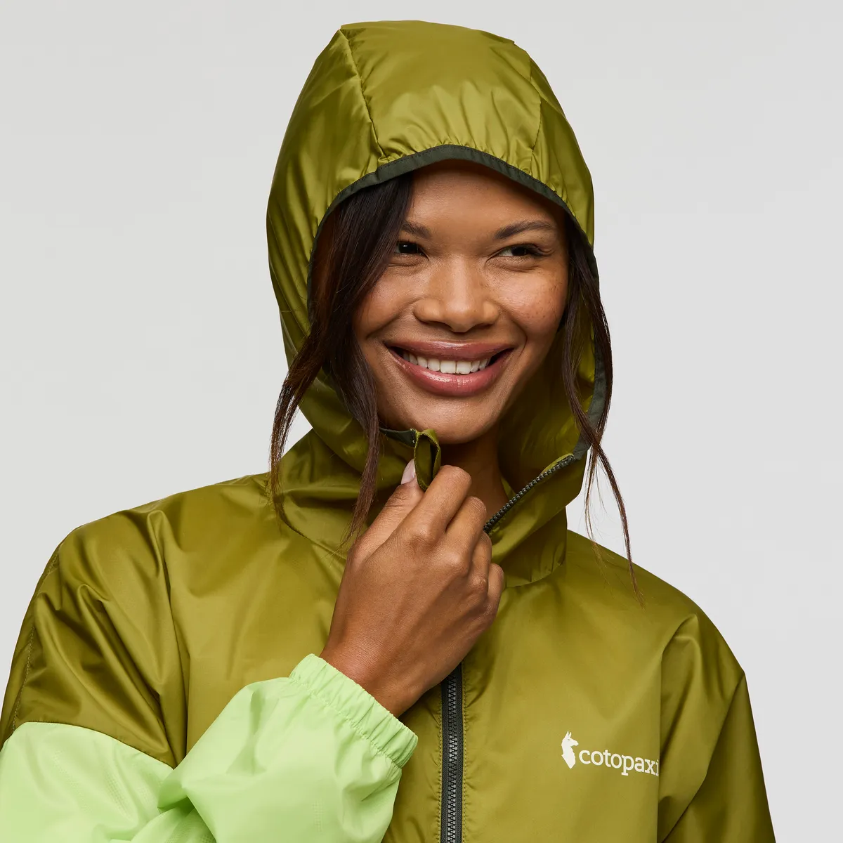Cotopaxi Teca Crop veste femme Green Juice coupe-vent