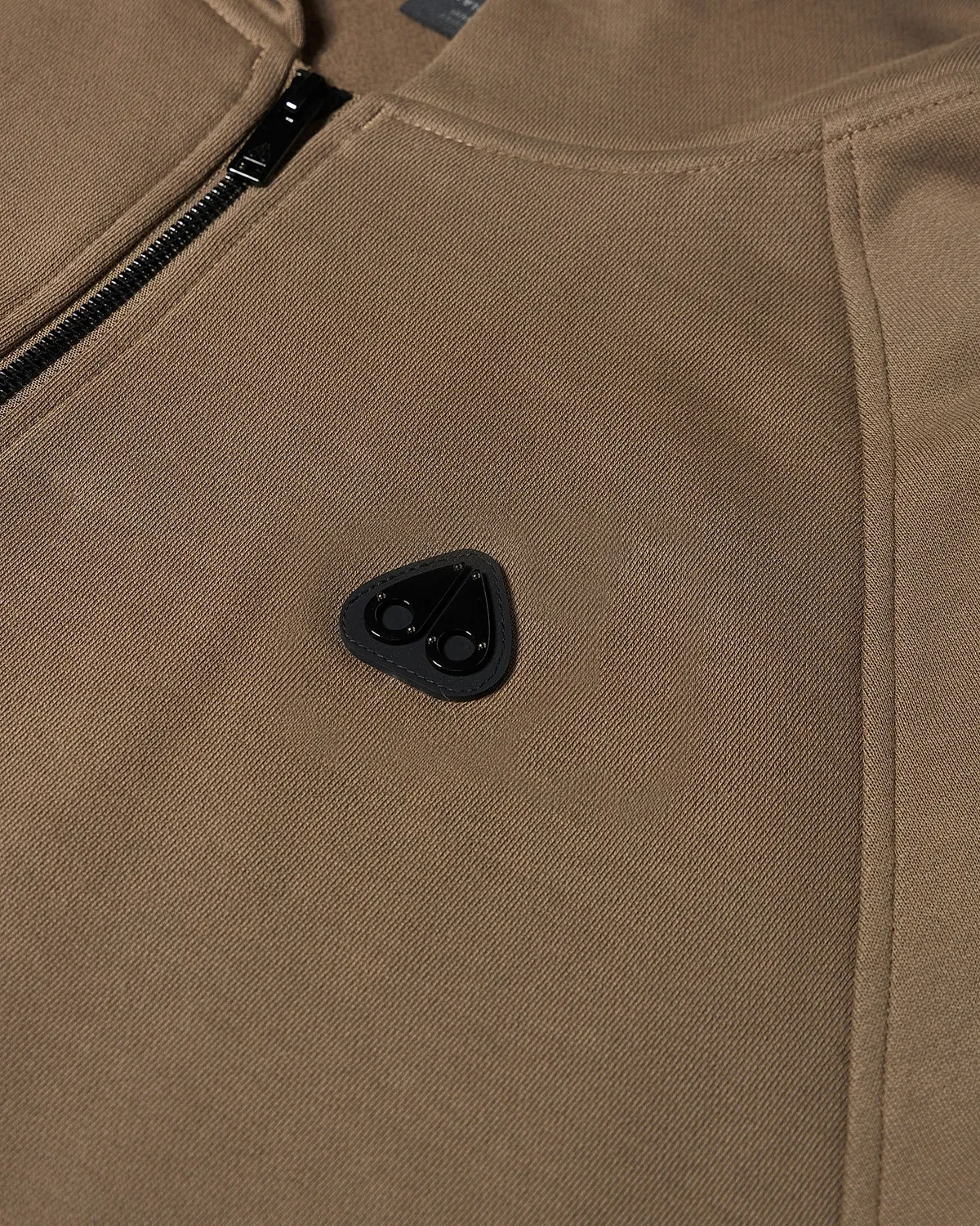Moose Knuckles Yul sweat zippé gris capuche