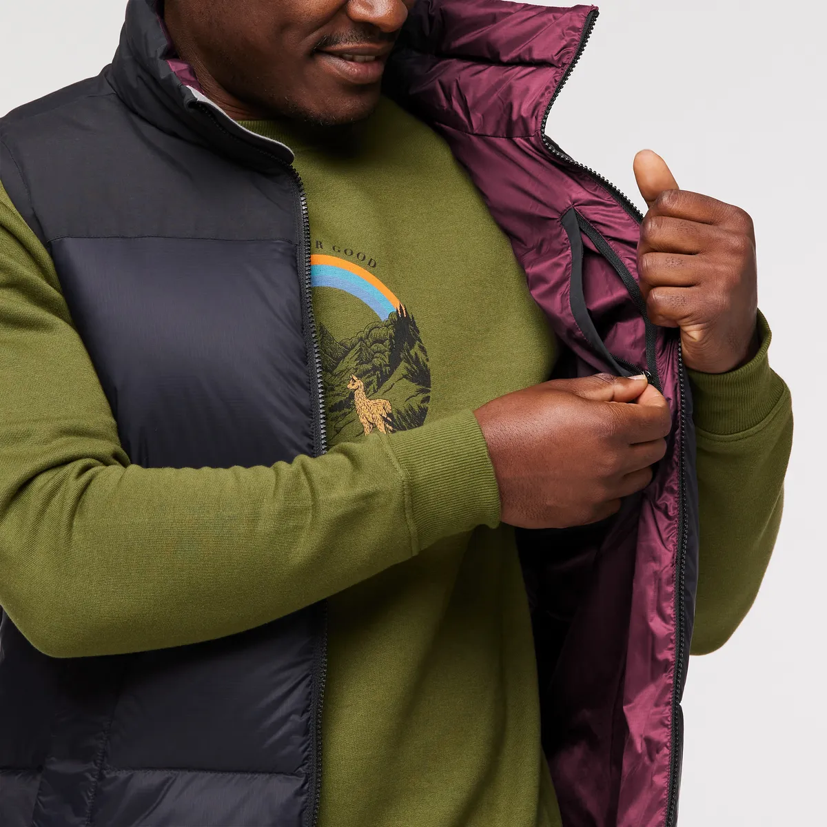 Cotopaxi Solazo gilet doudoune homme noir sans manche