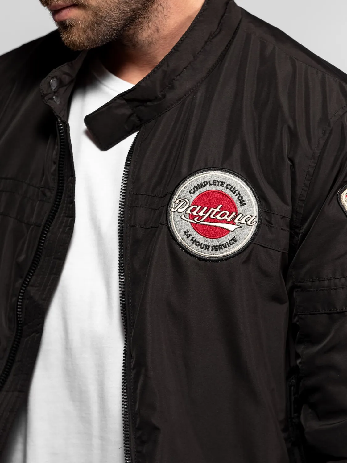 Daytona Stroll veste racing nylon noir
