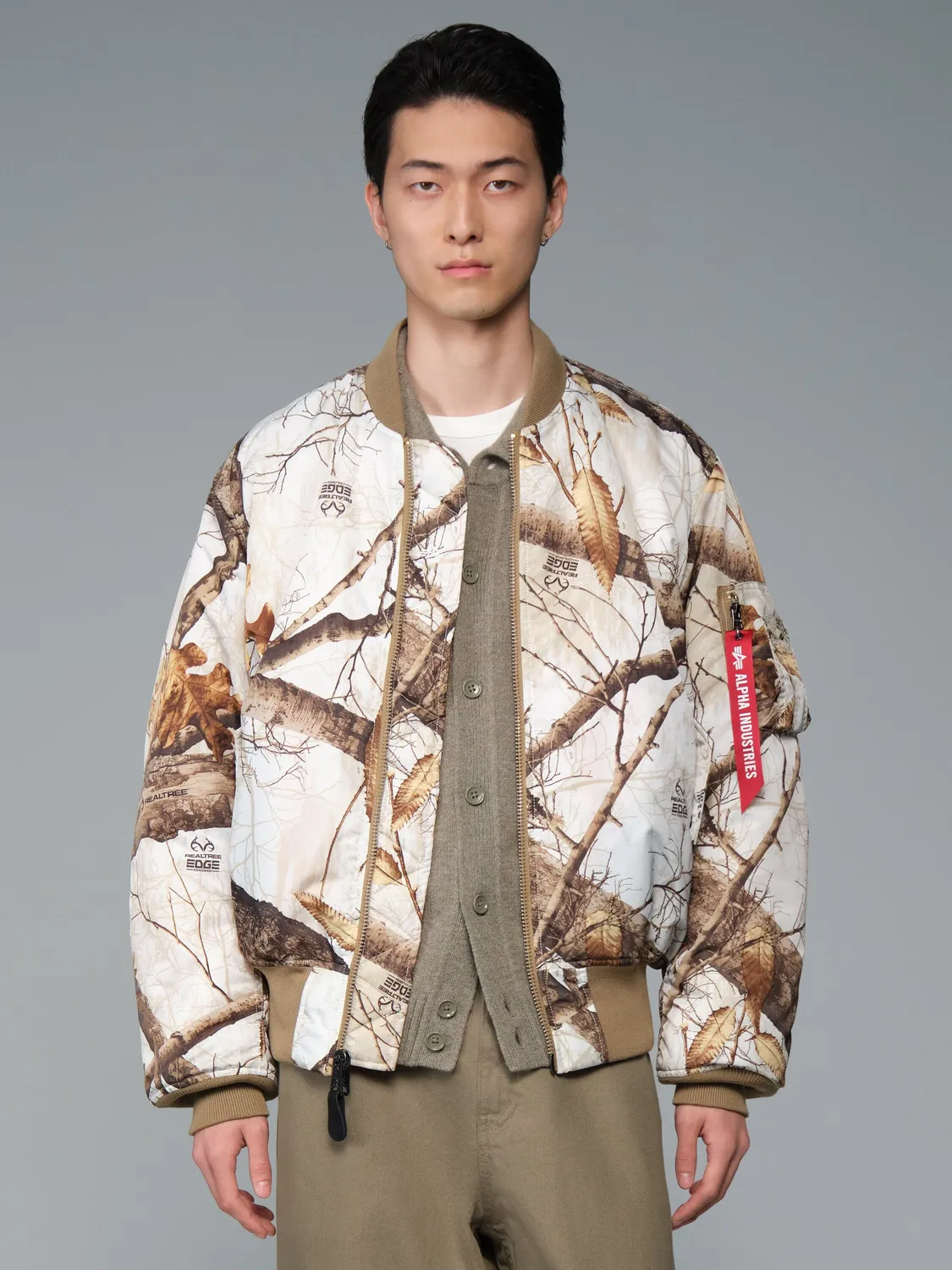 Alpha Industries MA-1 Camo blouson Snow Realtree Camo