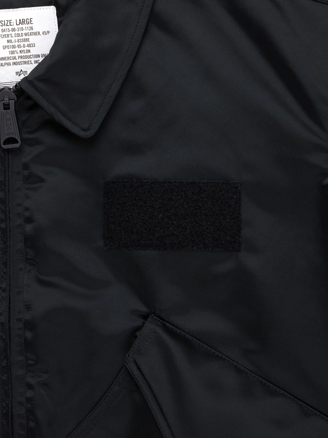 Alpha Industries CWU 45/P bomber heritage noir nylon