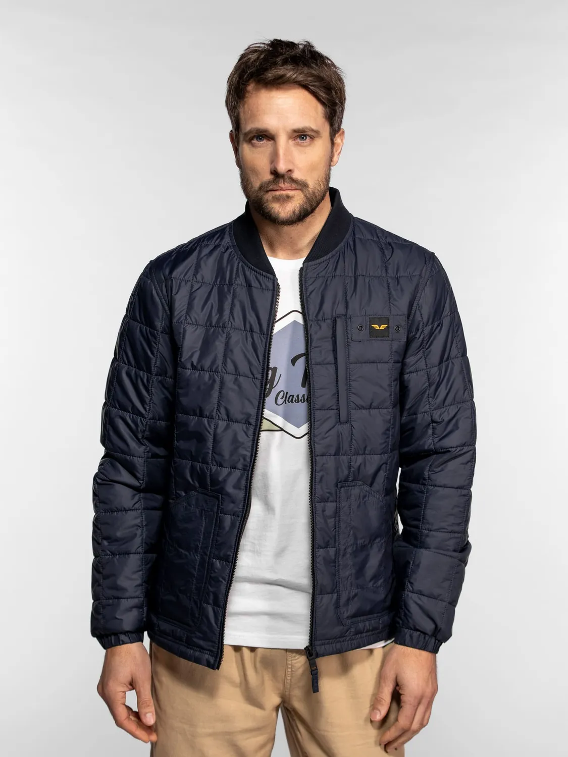 DAYTONA Clarion bomber nylon matelassé kaki léger
