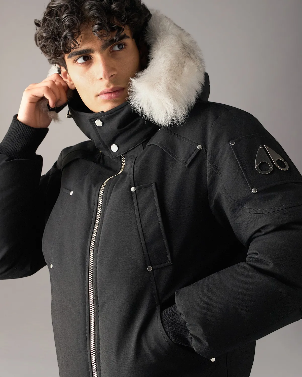 Moose Knuckles Original bomber duvet ballistic noir