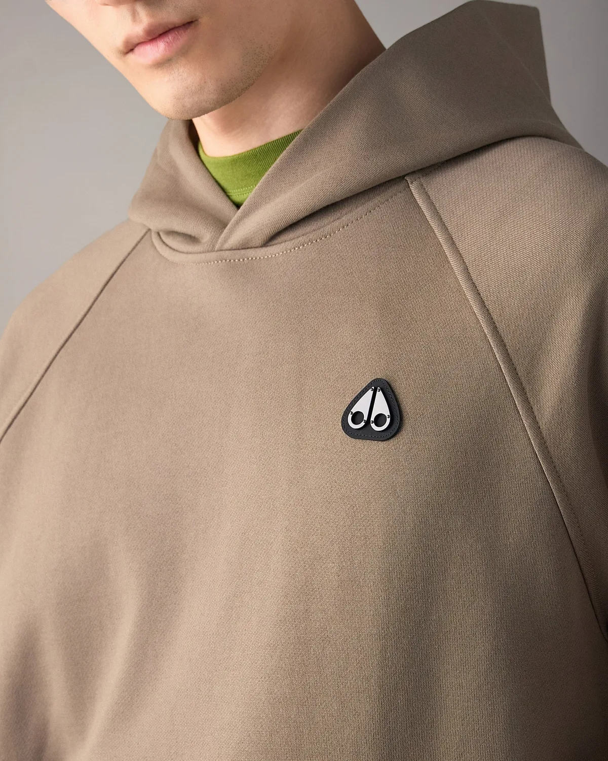 Moose Knuckles Yul Hoodie sweat ashen molleton doux