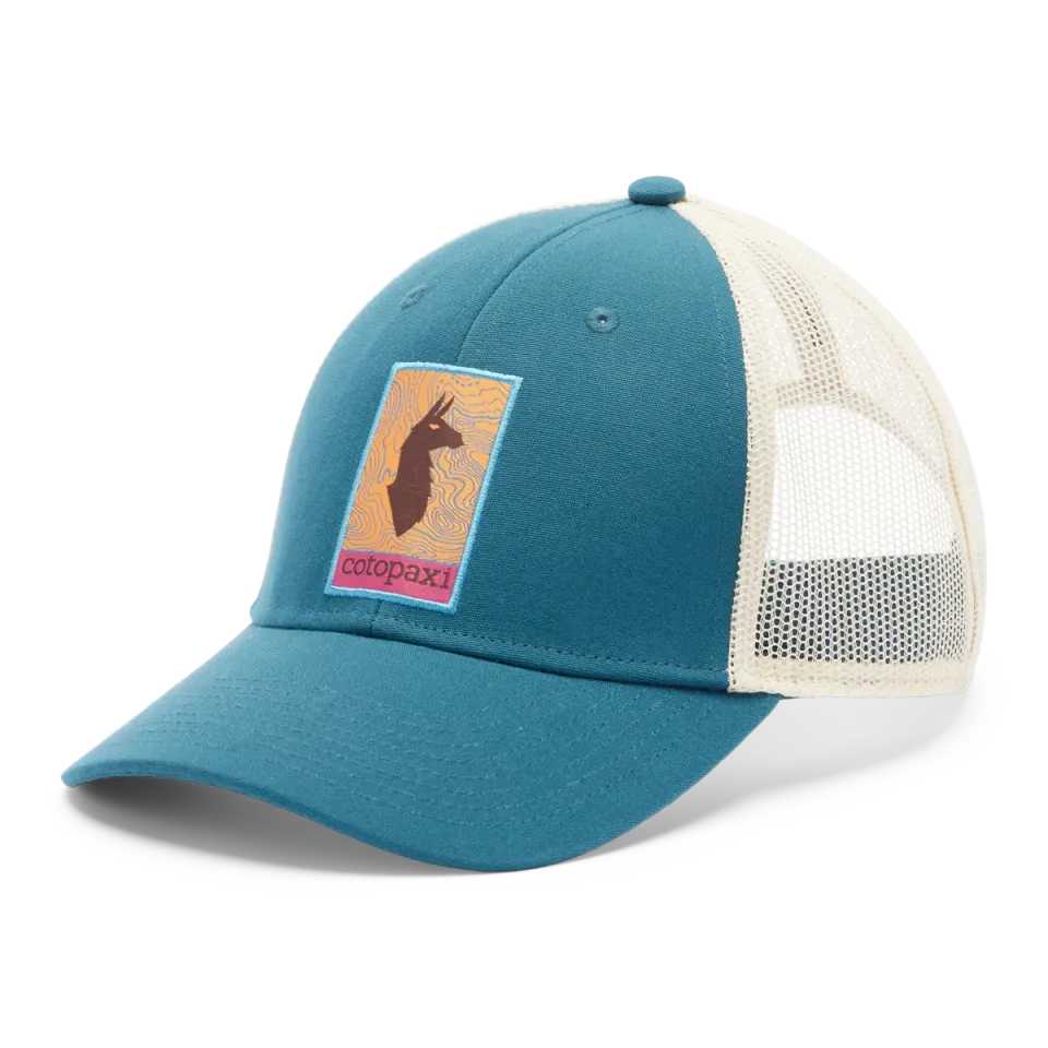 Cotopaxi Llama Map Trucker Hat Casquette Mixte