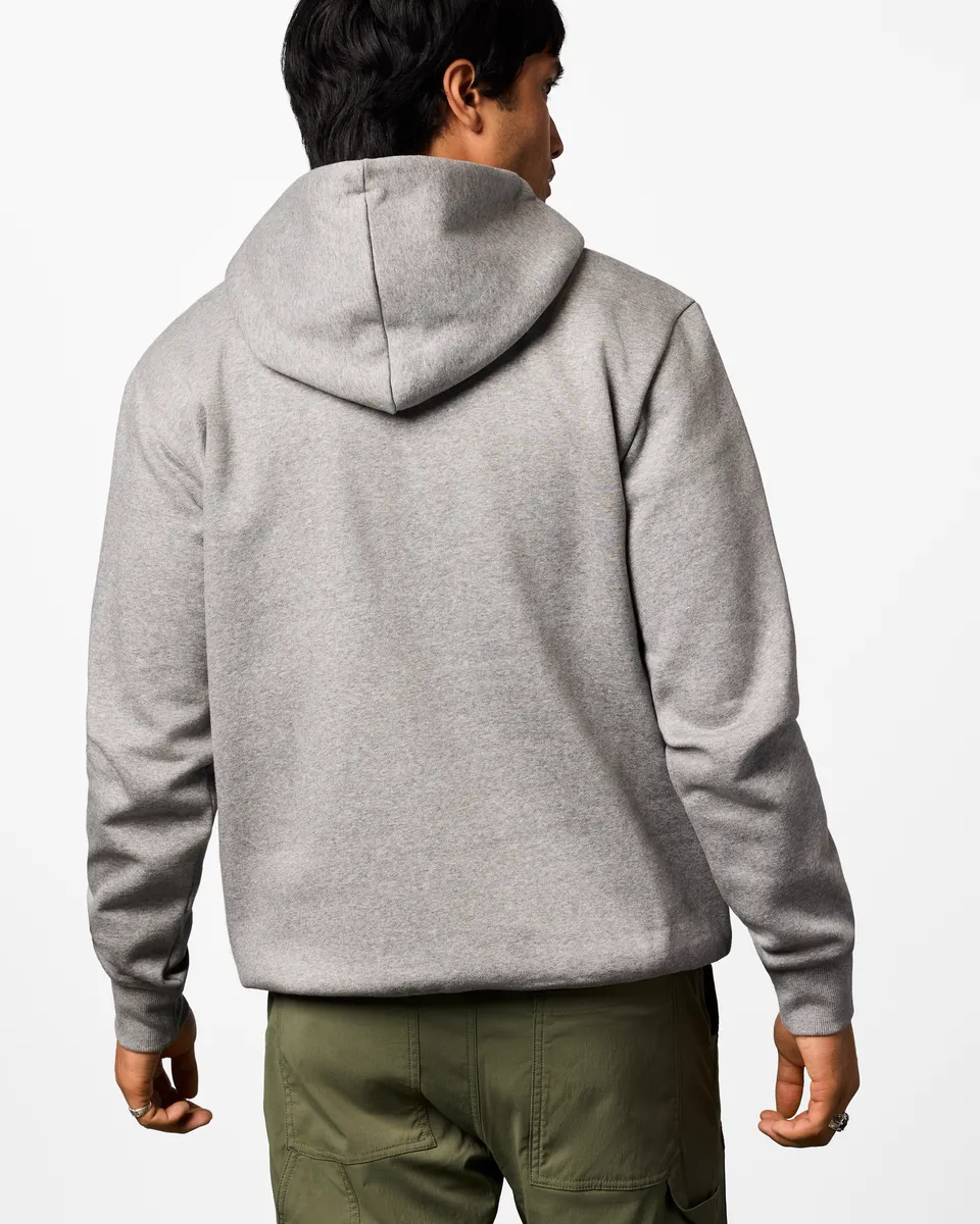 Cotopaxi Llama Patch sweat capuche homme Heather Grey coton bio