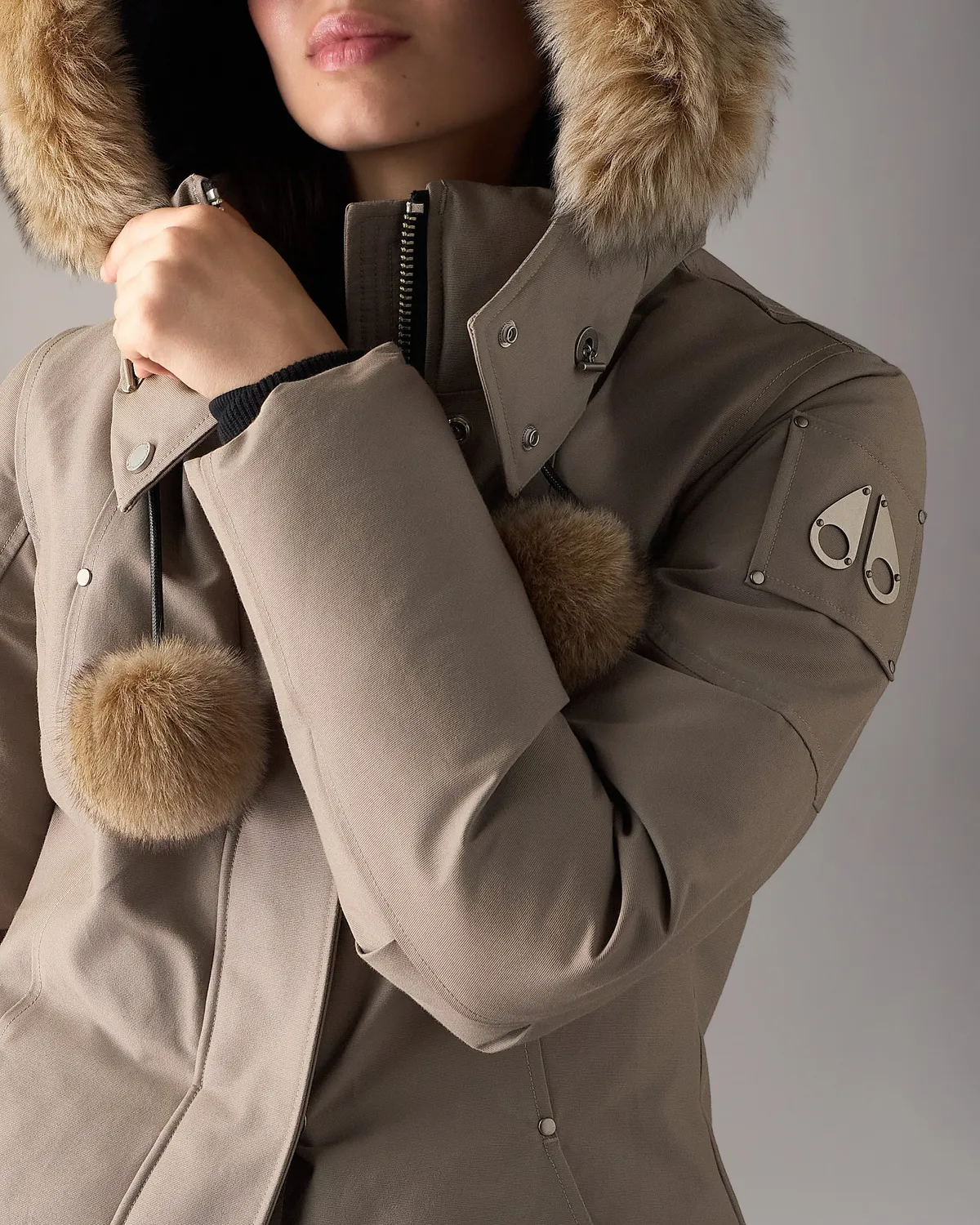 Moose Knuckles Originals Stirling Parka duvet ashen-bronze