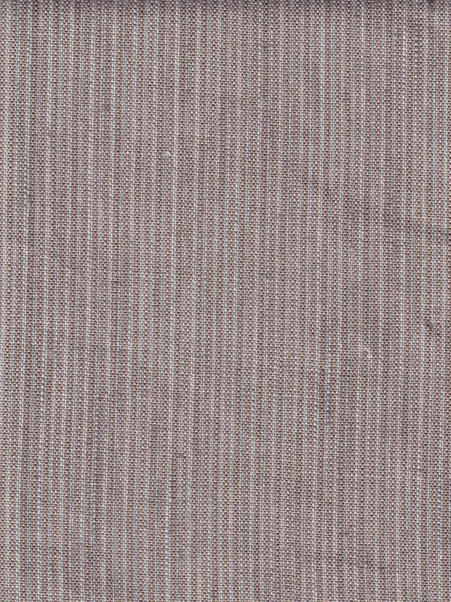 Hollington toile lin coton tissu rayures latte 5 m écru