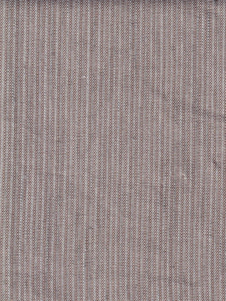 Hollington toile lin coton tissu rayures latte 5 m écru