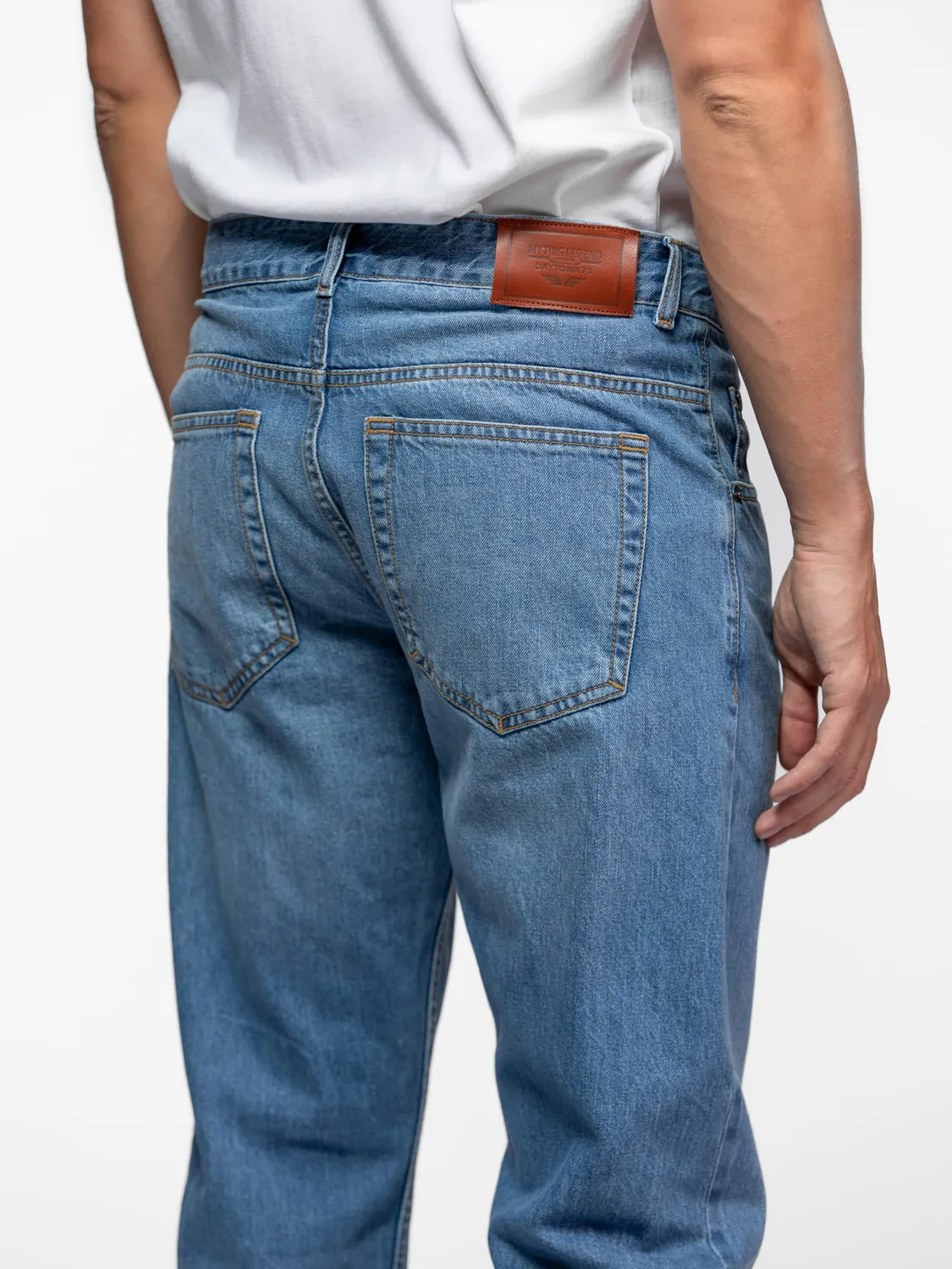 DAYTONA Hachimoto jean homme droit brut indigo