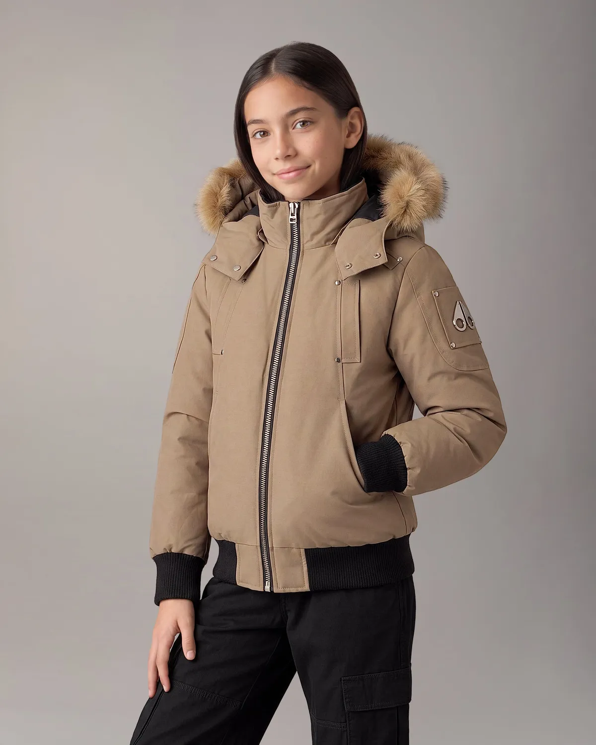 Moose Knuckles Original Bomber enfant bronze duvet