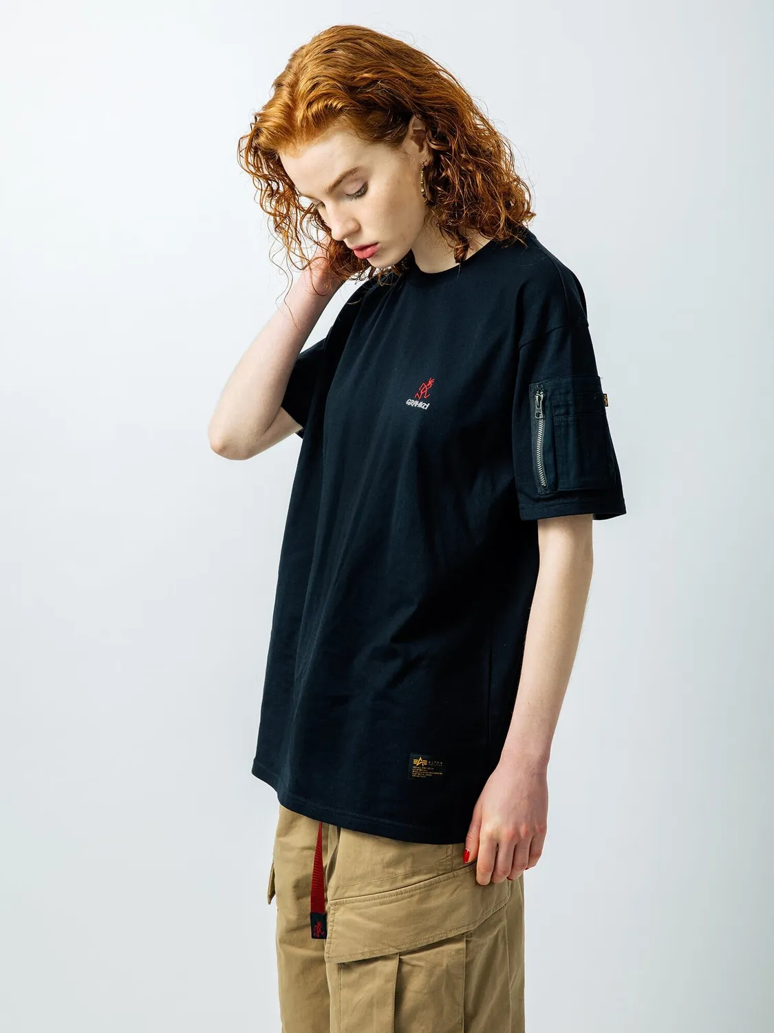 Alpha Industries Gramicci Cigar Pocket Tee t-shirt coton noir