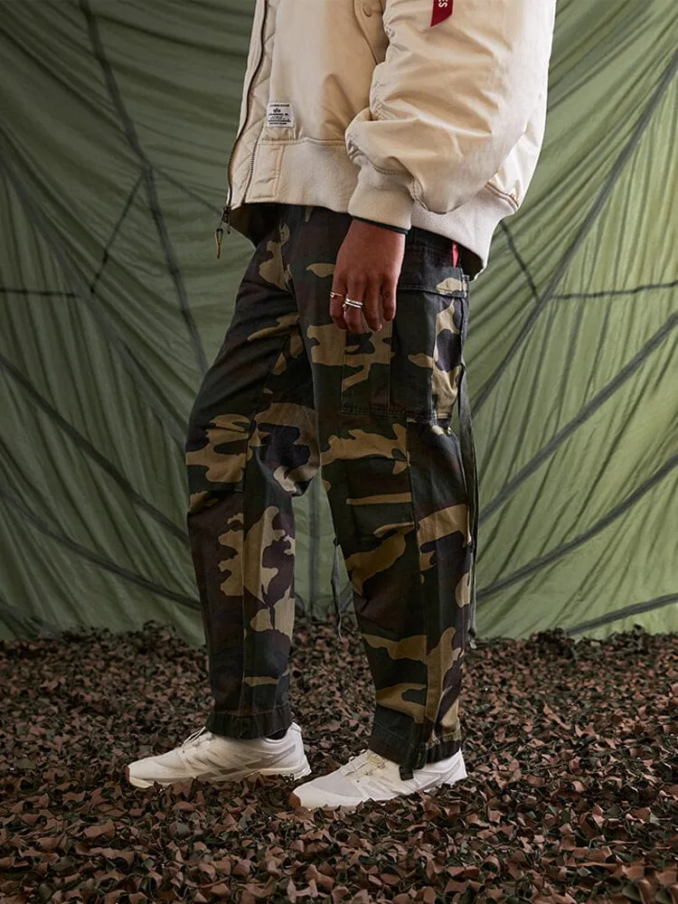 Alpha Industries Cotton Jogger pantalon woodland camo coton