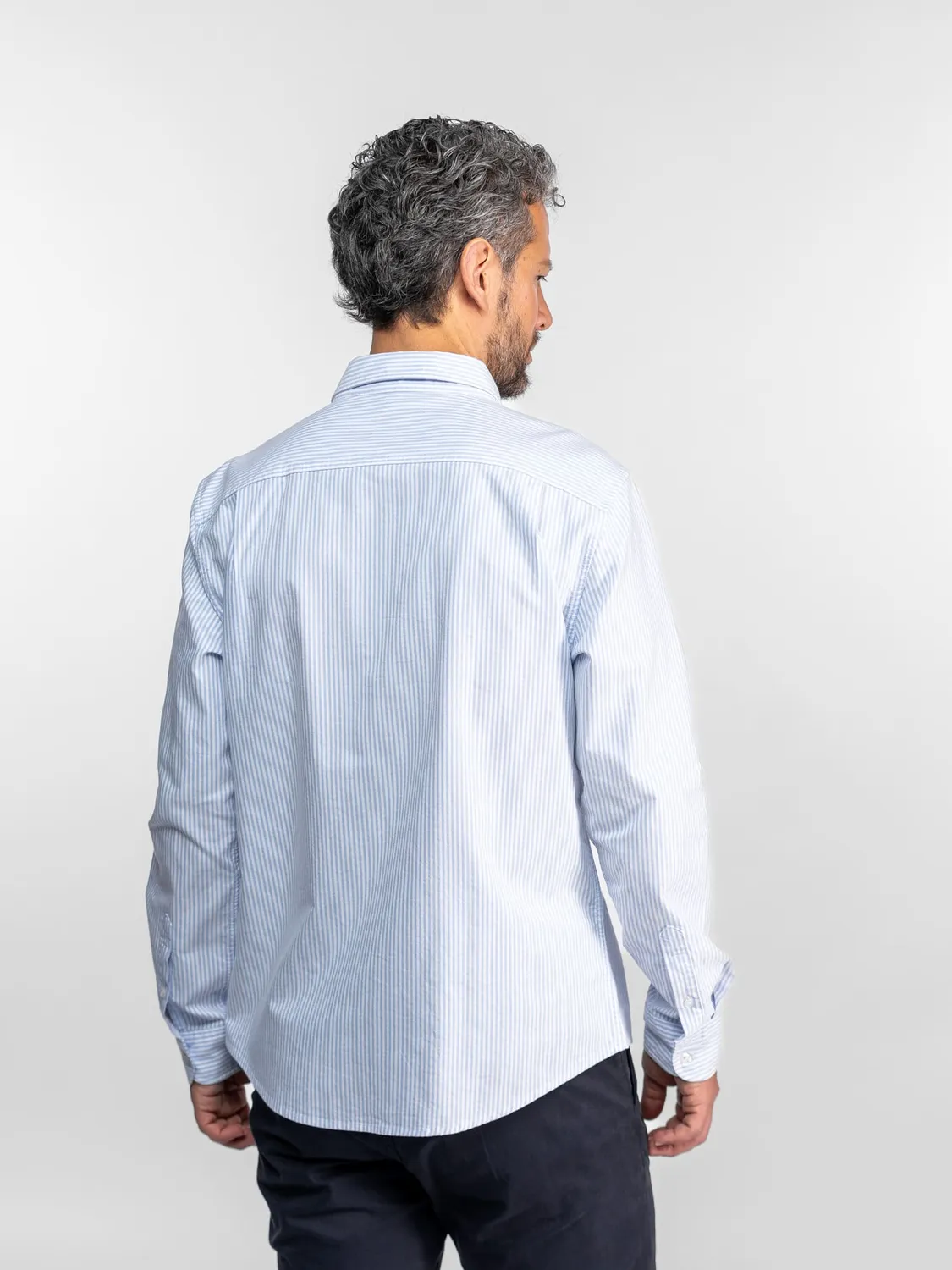 Daytona Shirof chemise oxford bleu clair