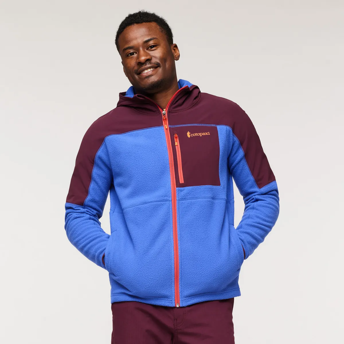 Cotopaxi Abrazo polaire homme zippée bordeaux chaude