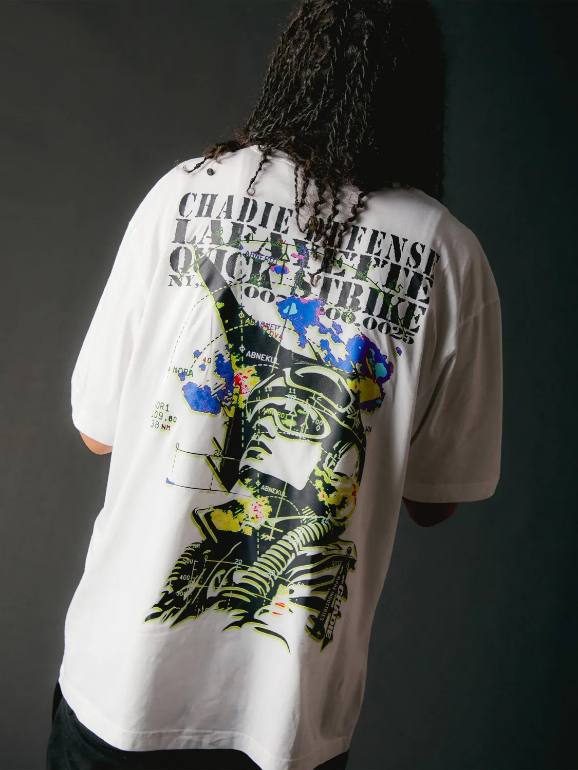 Alpha Industries Chadie Sonar tee blanc coton