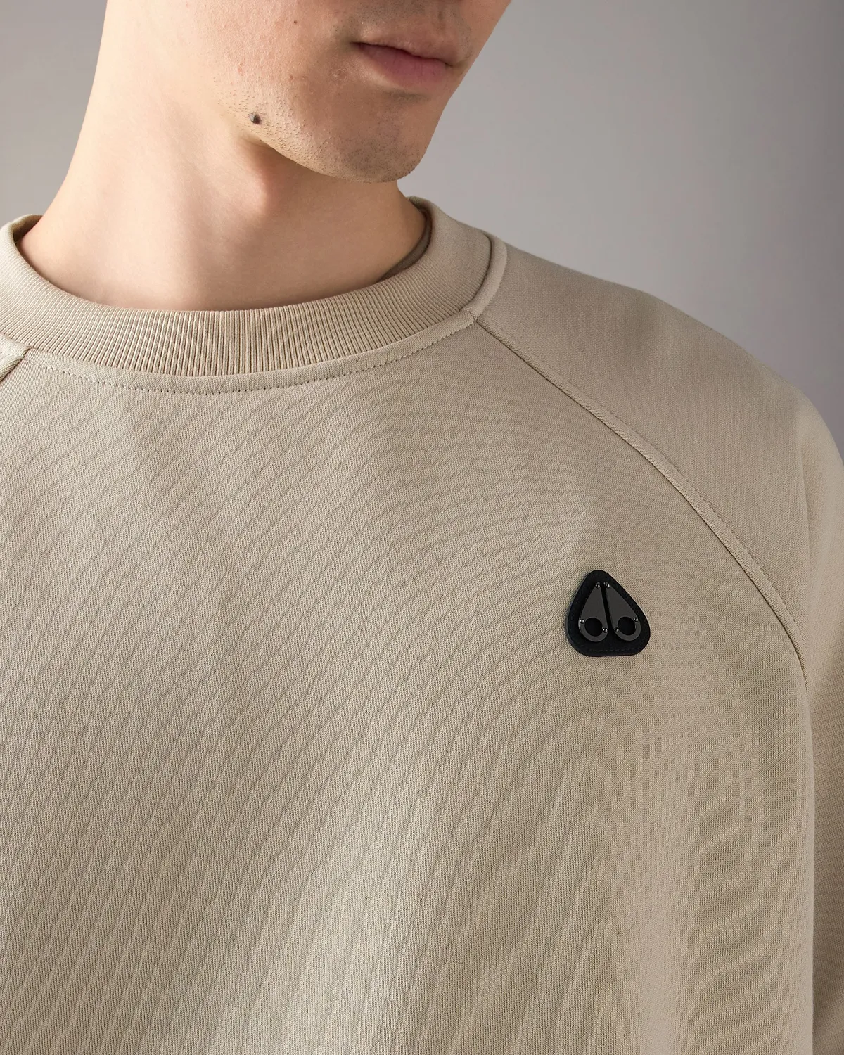Moose Knuckles Yul sweat col rond alabaster
