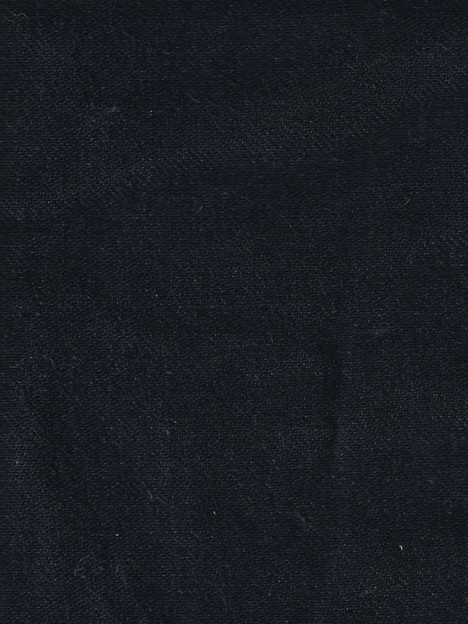 Hollington Soulages toile tissu noir lin coton mètre