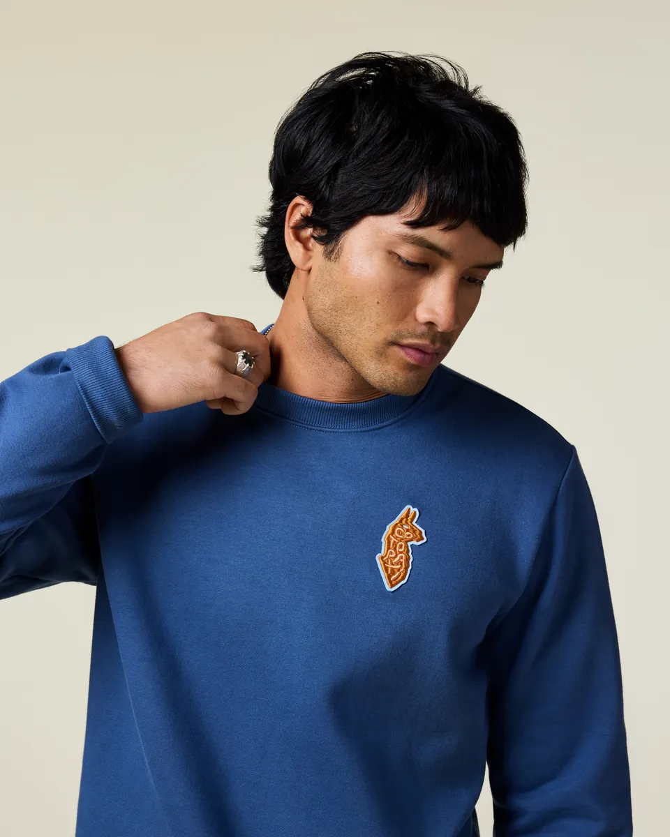 Cotopaxi Lava Llama sweat crew homme deep sea