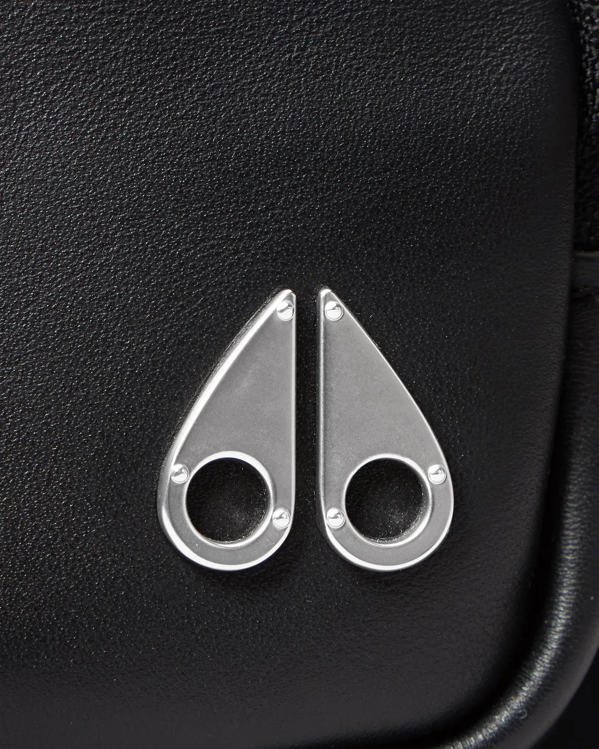 Moose Knuckles Logo Waist Bag sac banane Black logo