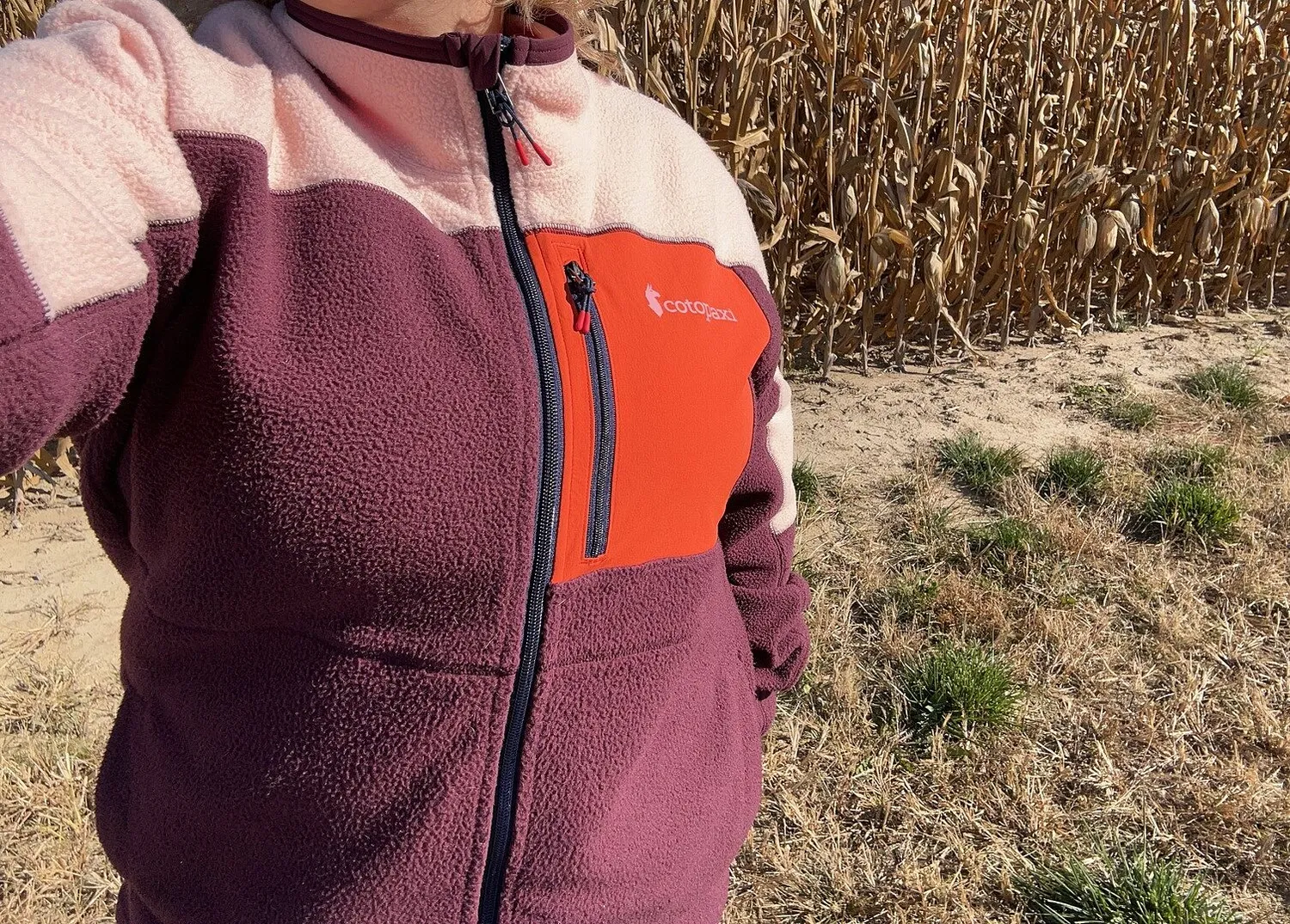 Cotopaxi Abrazo veste polaire femme Rosewood zippée