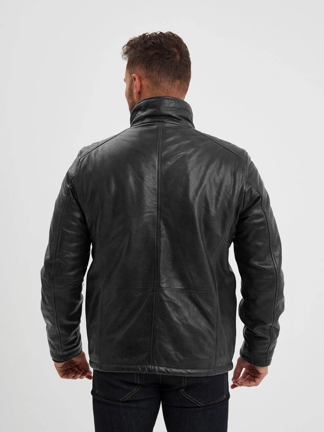 Daytona Crowell blouson cuir homme Bison cuir mouton
