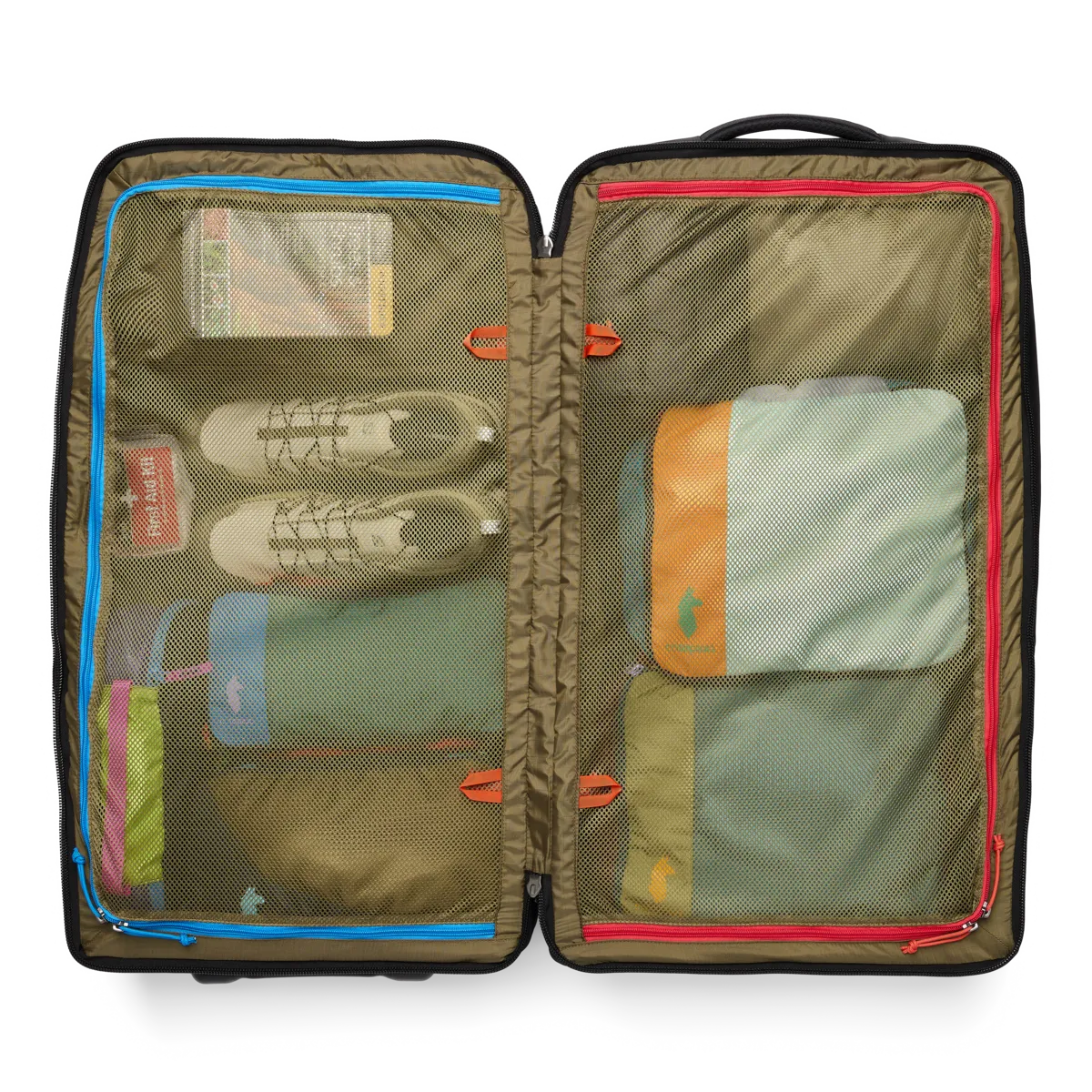 Cotopaxi Allpa 100L sac à roulettes noir résistant