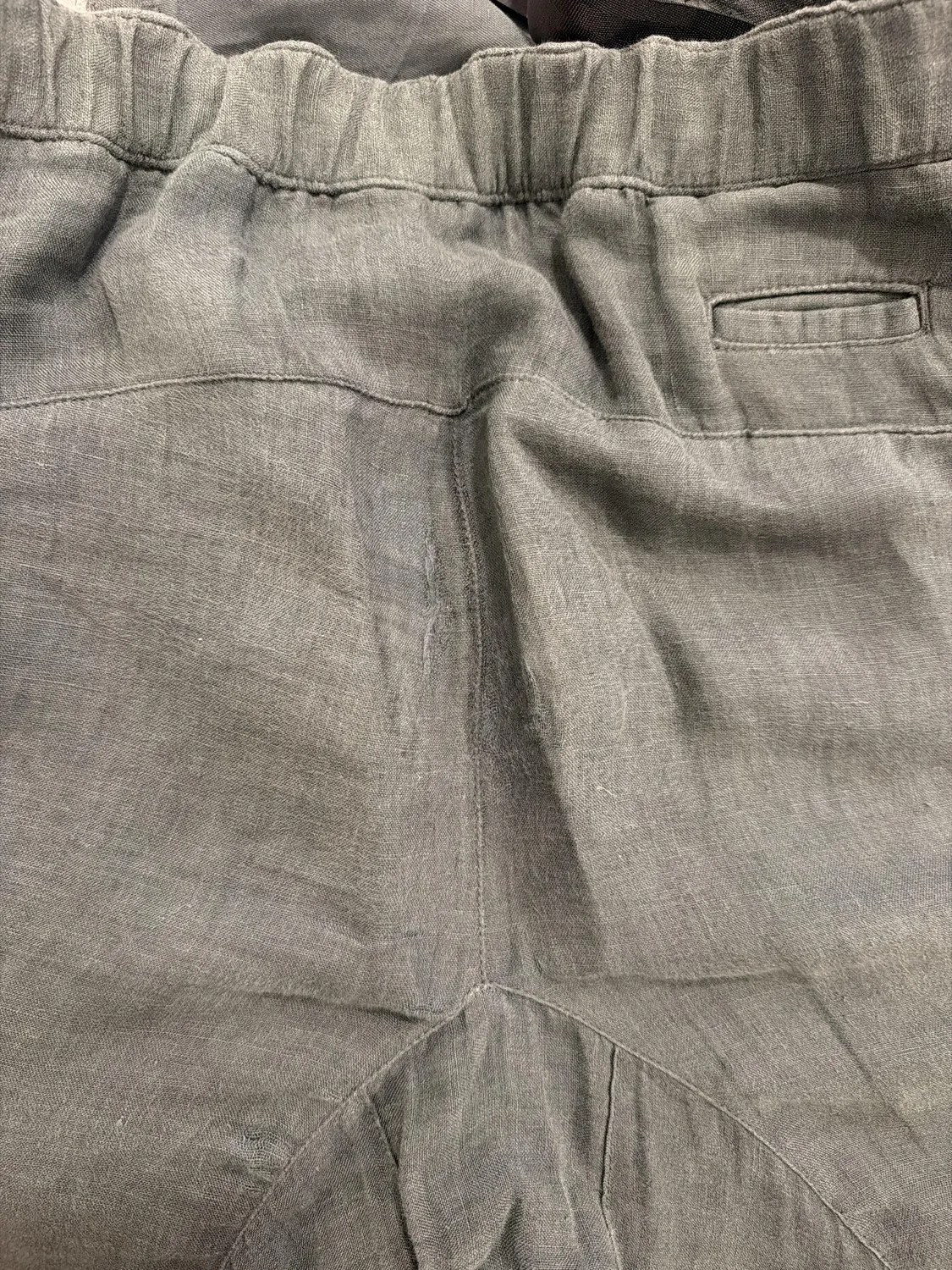 Alpha Industries Cargo Pantalon lin charcoal poches