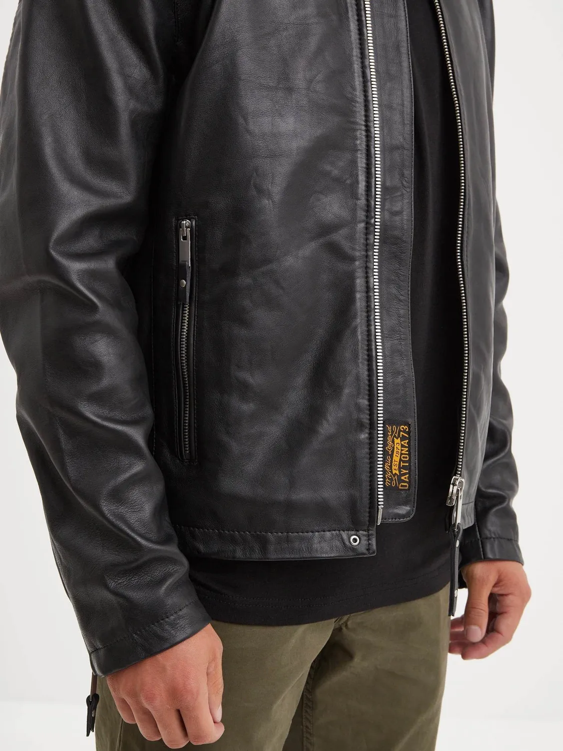 Daytona Simer blouson cuir homme noir
