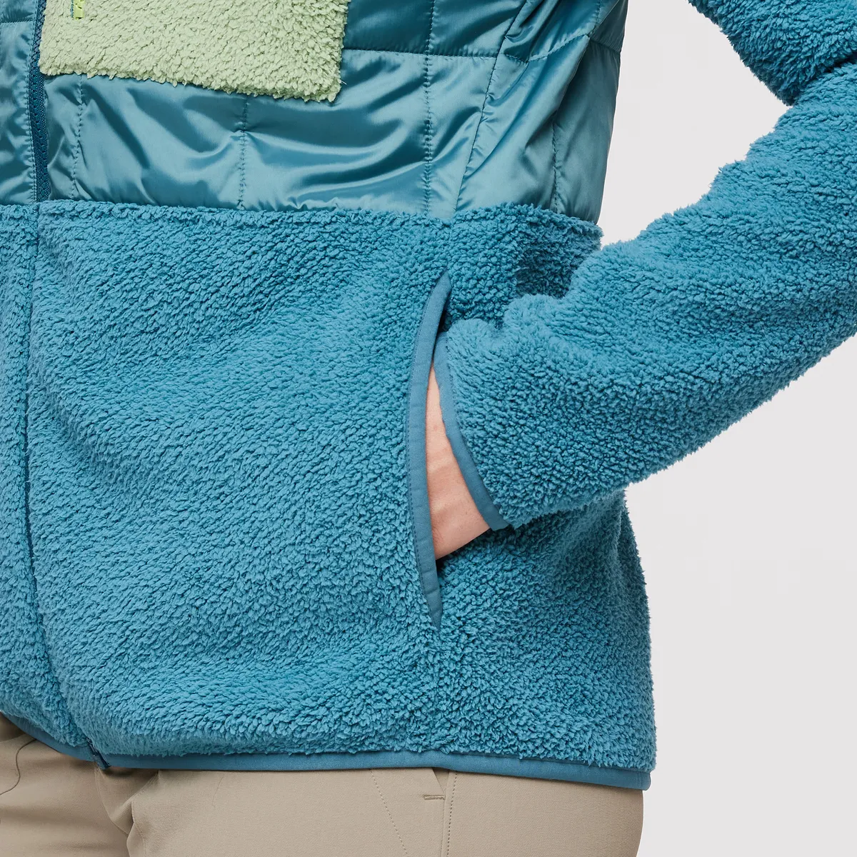 Cotopaxi Trico veste femme Blue Spruce Drizzle chaude