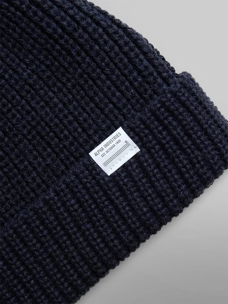Alpha Industries Essential bonnet watch cap gris laine