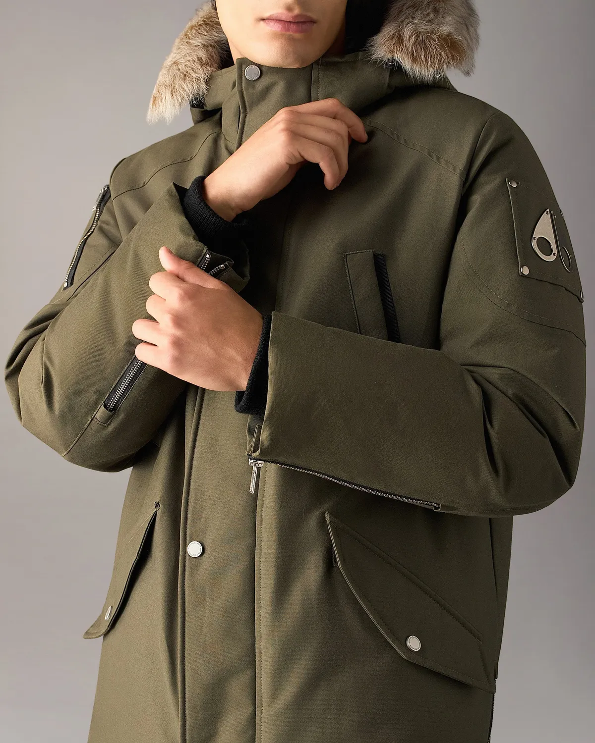 Moose Knuckles Stirling 2.0 parka bronze duvet