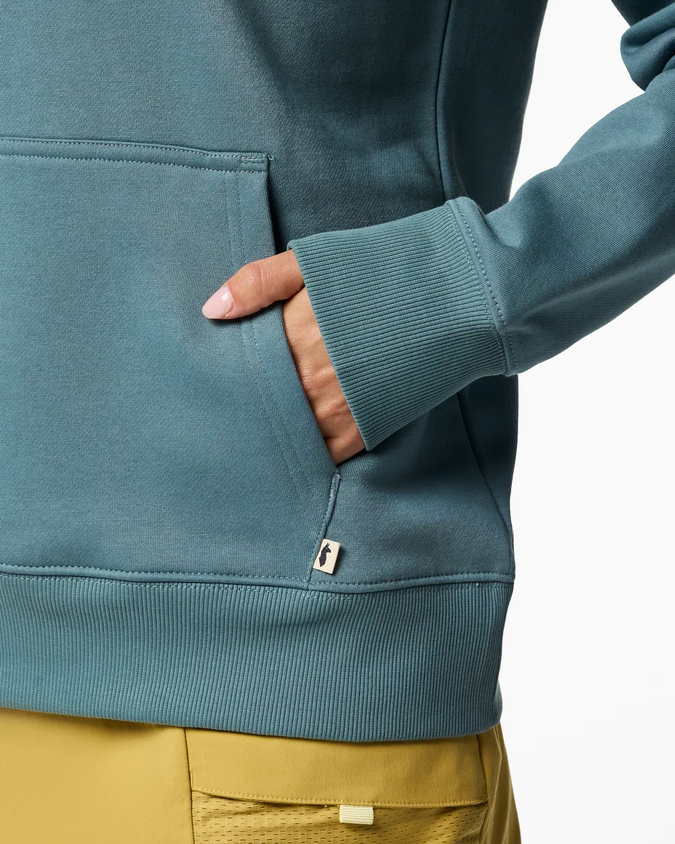 Cotopaxi Llama Patch hoodie femme Everglade coton bio