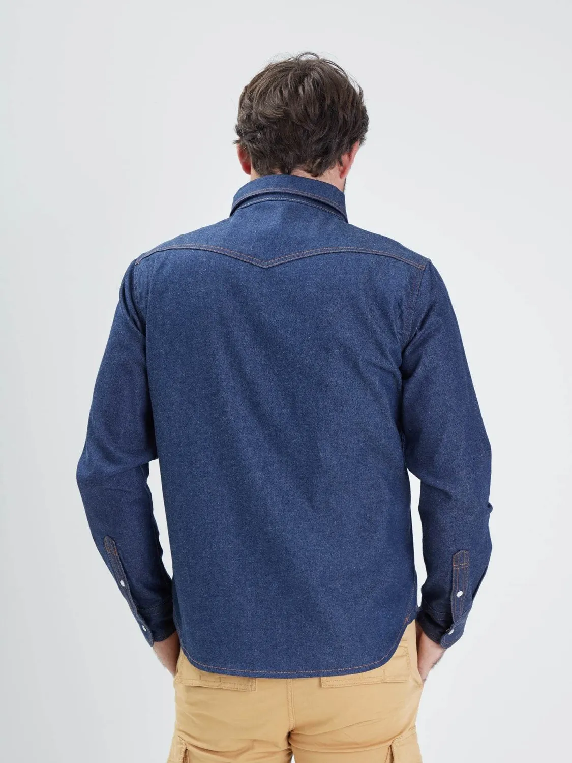 Daytona Patroller chemise denim blue brut