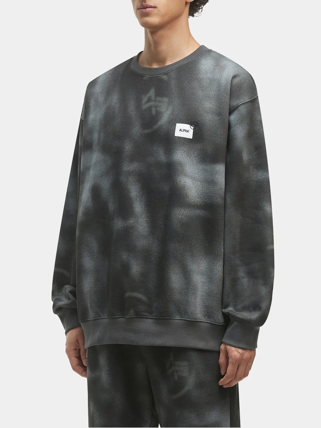 Alpha Industries UNFRM Sweat Washed gris délavé