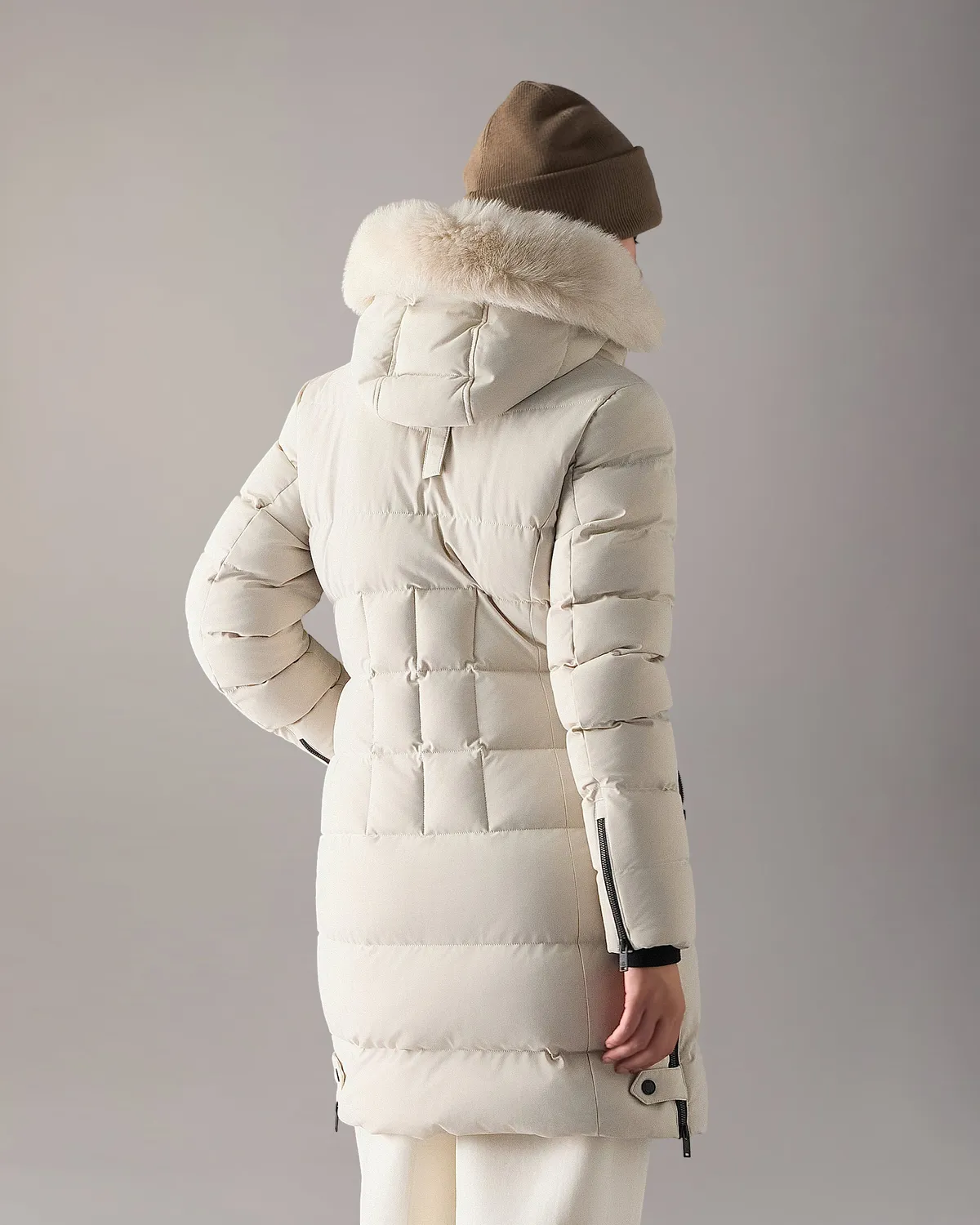 Moose Knuckles Watershed Parka Duvet Alabaster Femme