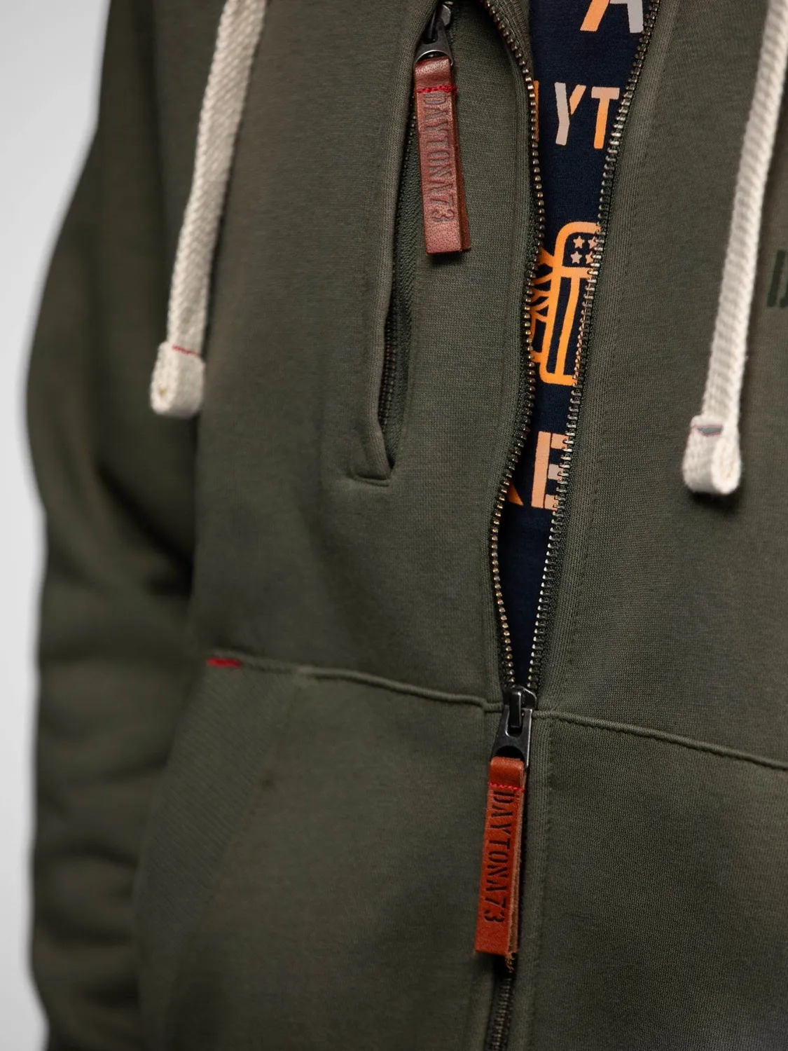 Daytona Castin sweat à capuche militaire vert army