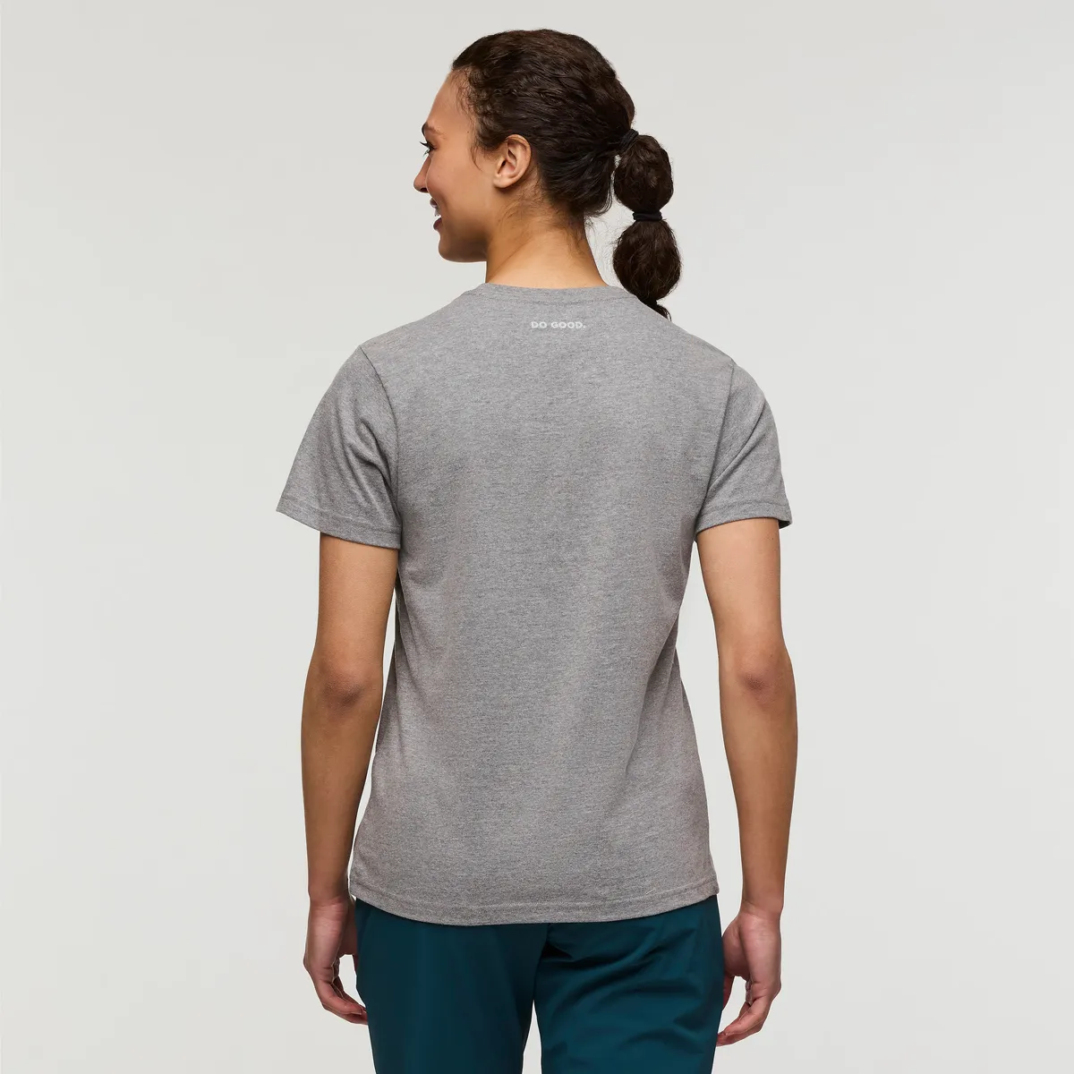 Cotopaxi Llama T-shirt Femme Heather Grey Coton Bio