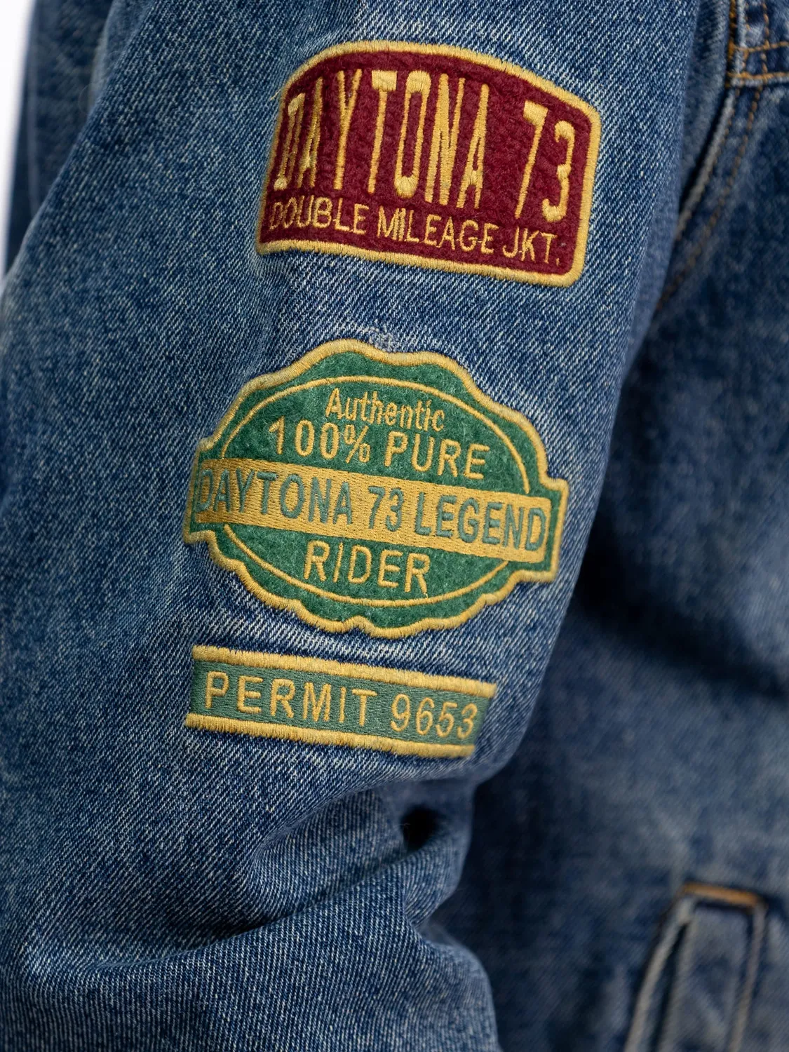 Daytona Alexis veste en jean homme dirty wash vintage