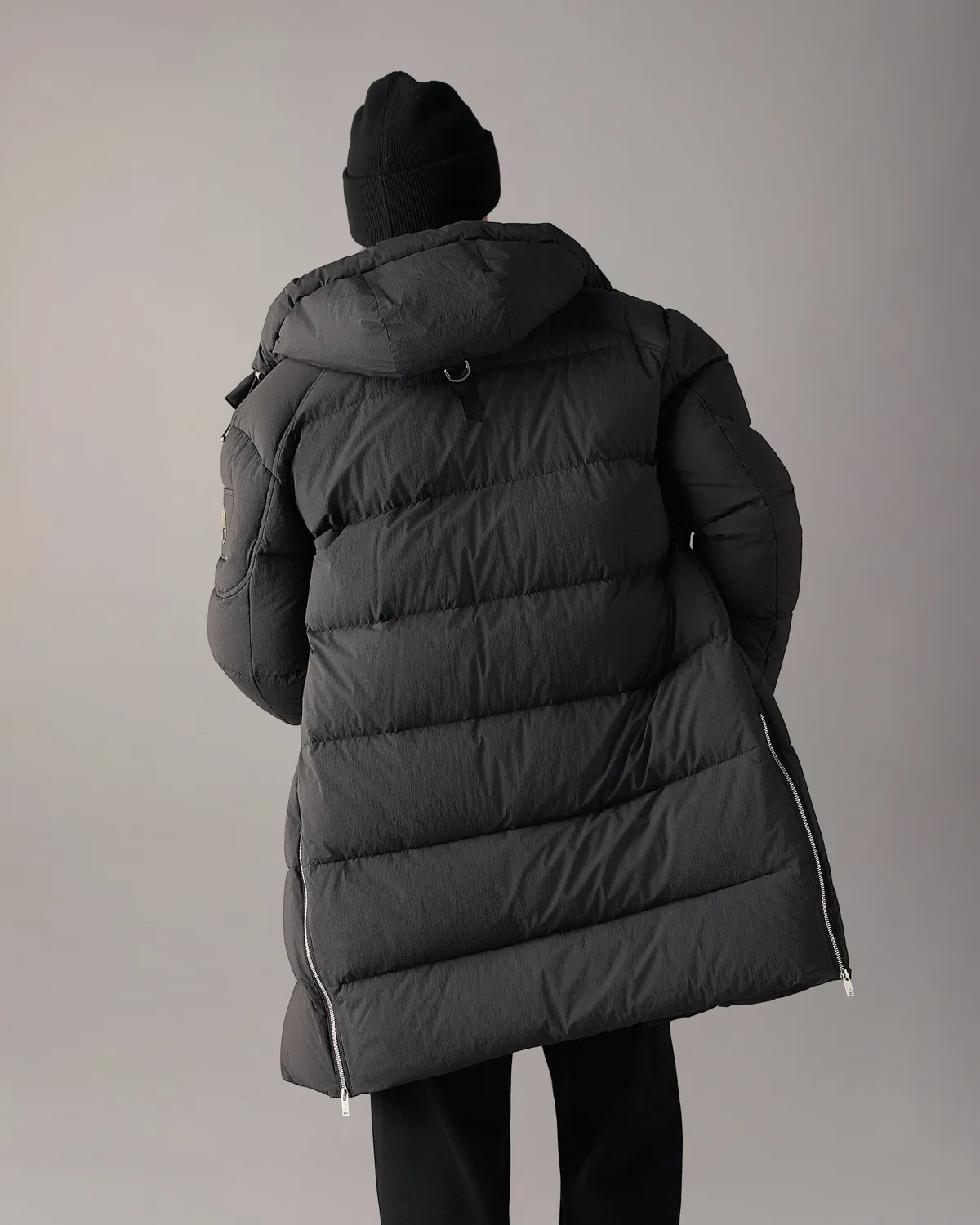Moose Knuckles Everest parka duvet noire longue