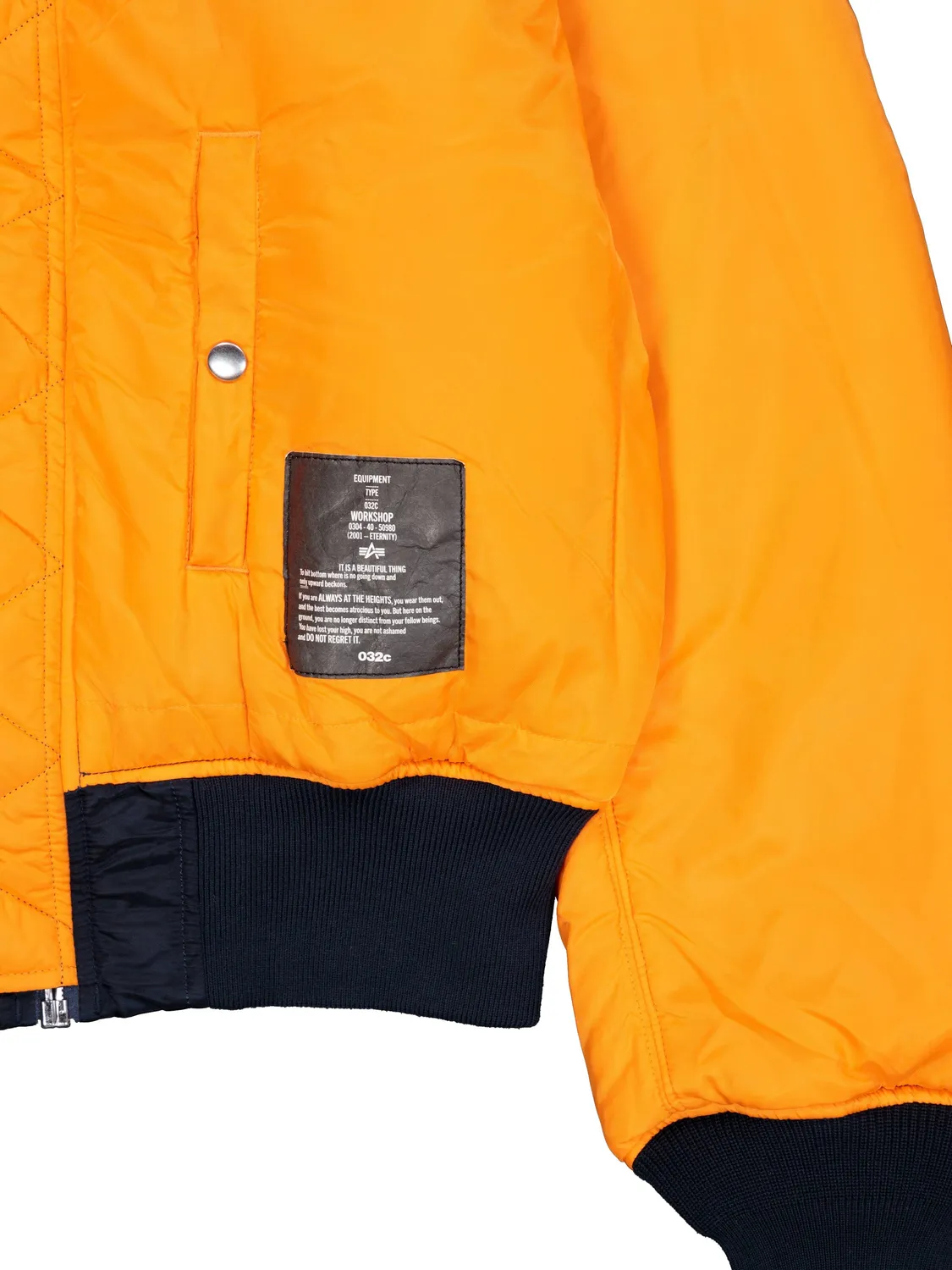 Alpha Industries X 032C Flight bomber bleu réversible