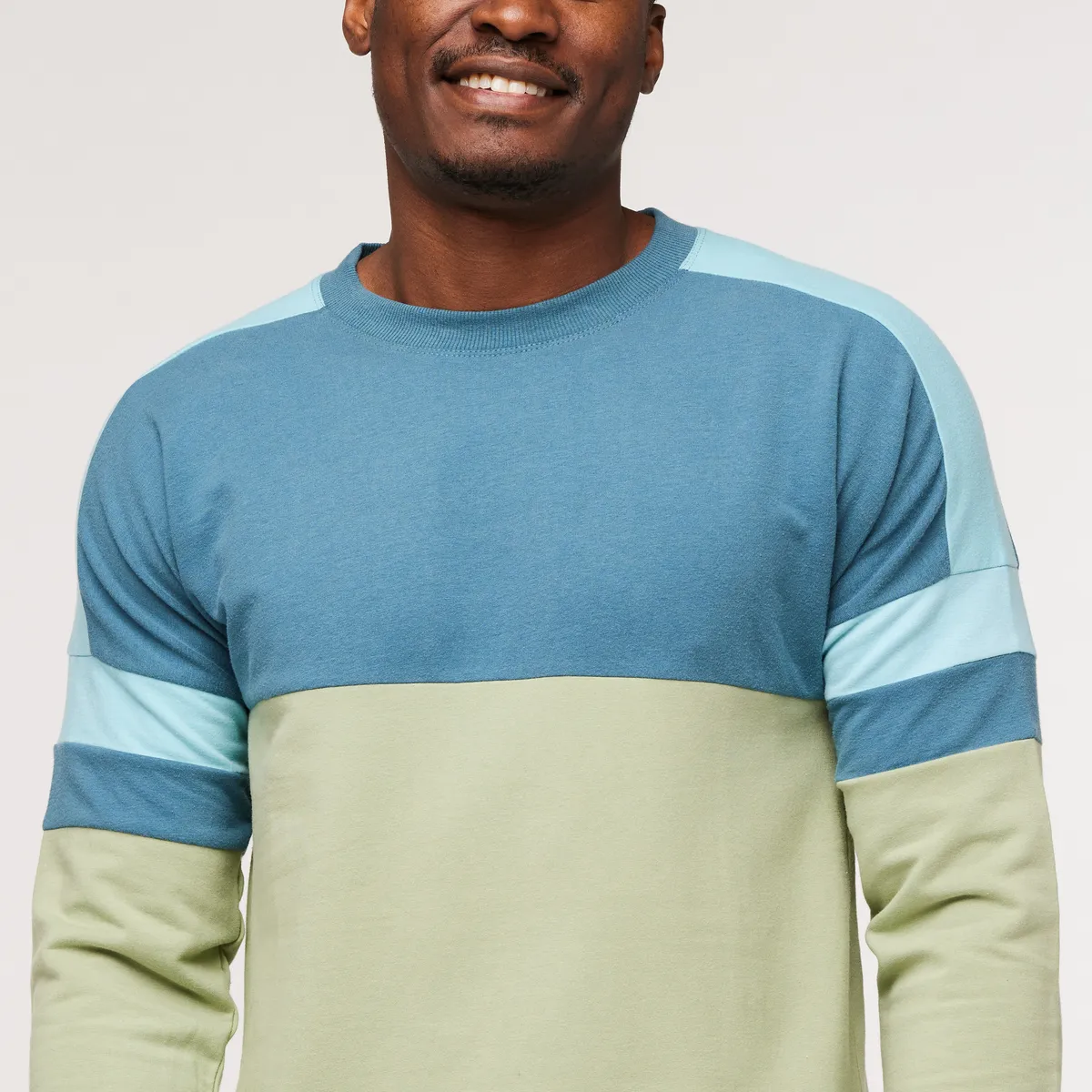 Cotopaxi Bandera sweat homme Blue Spruce coton bio