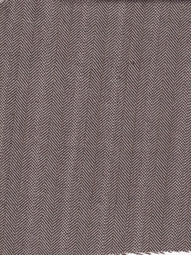Hollington toile pure laine chevrons tissu marron au mètre