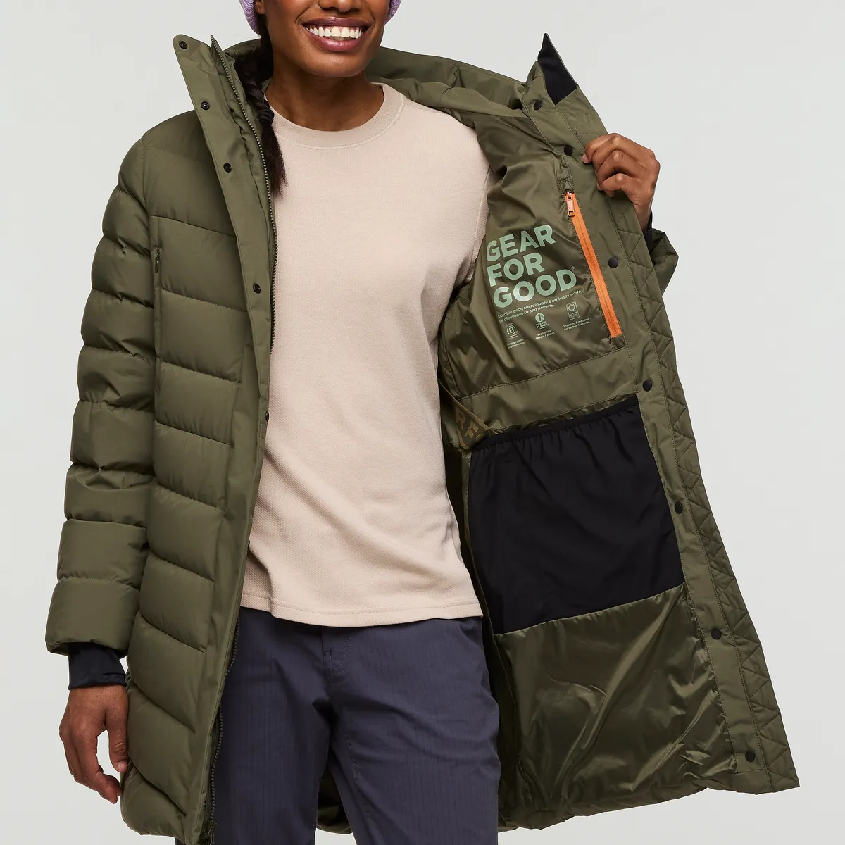 Cotopaxi Alivio parka duvet femme Fatigue imperméable